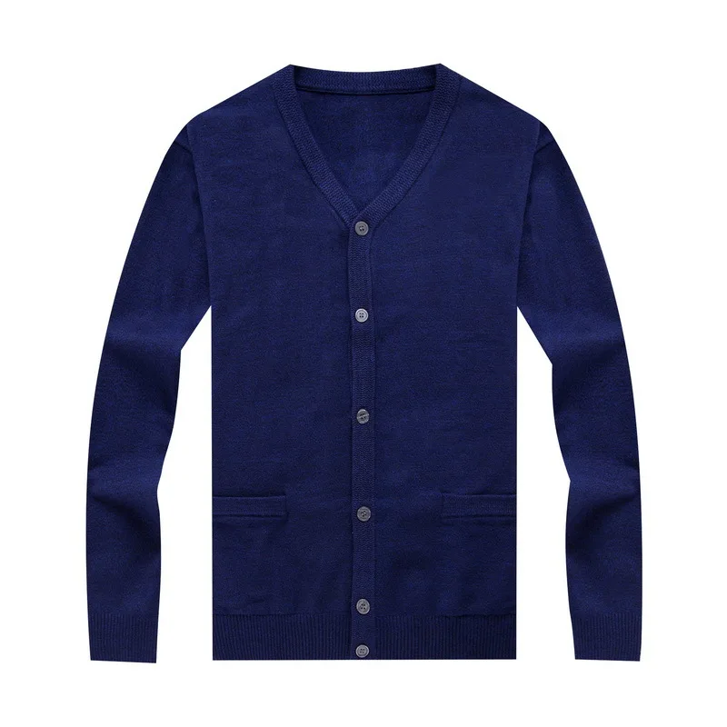 Женский трикотажный кардиган с V образным вырезом свободного покроя|sweater cardigan