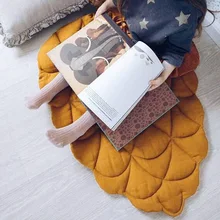 Ins скандинавские детские игры ползающий коврик хлопок сосновый конус младенческой малышей детские коврики детские домашние украшения для комнаты ковер