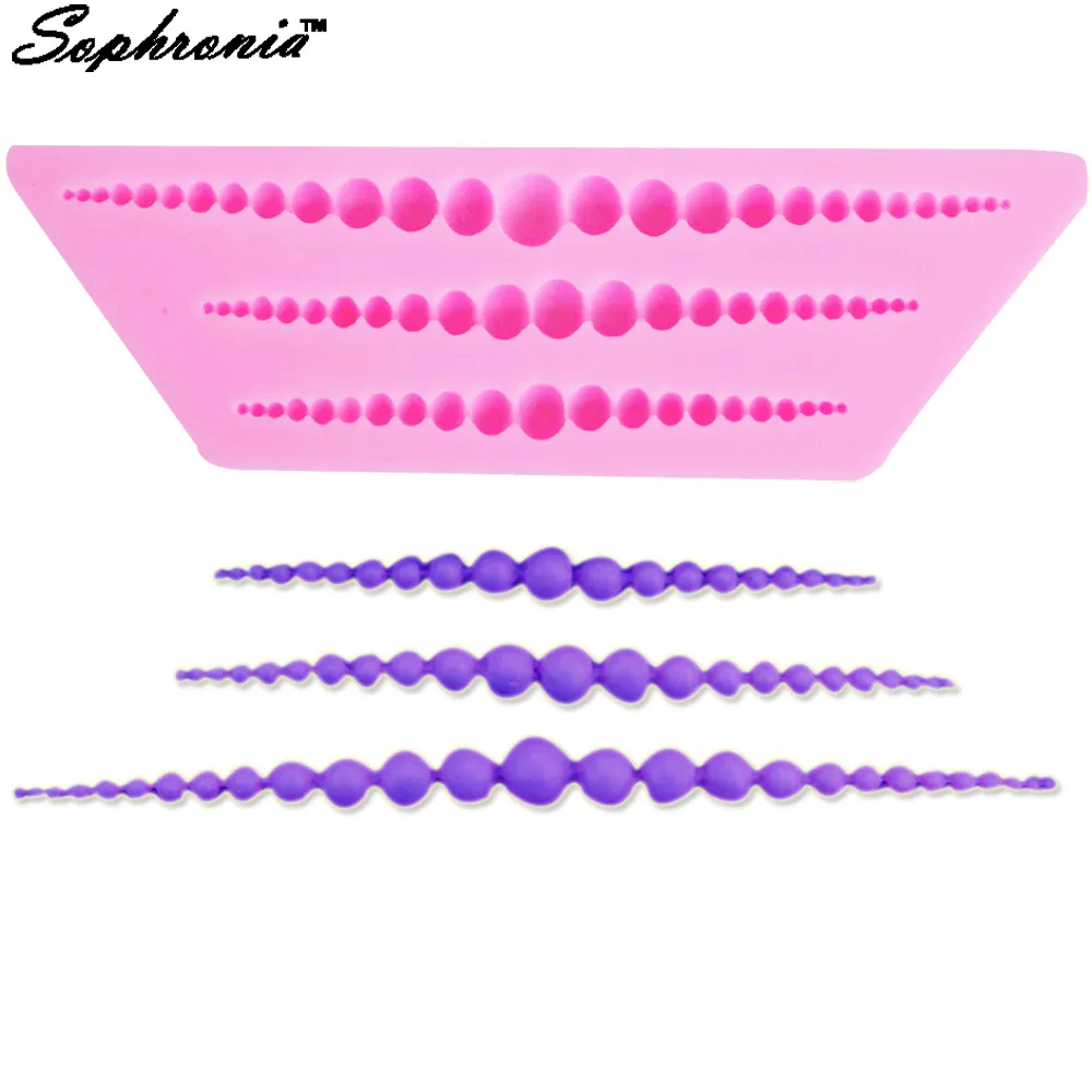 Sophronia UV Resin Jewelry Liquid Silicone Mold Pearl Shape Charms Molds For DIY Intersperse Decorate Making JewelryM152 | Дом и сад