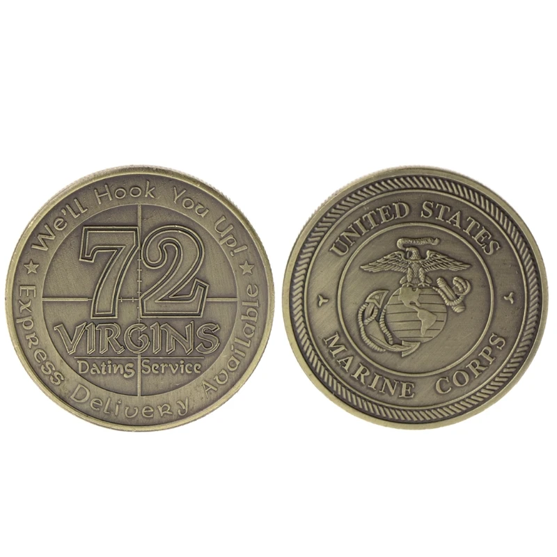 

American 72 Virgins Marine Corps Collection Art Gift Souvenir Commemorative Coin