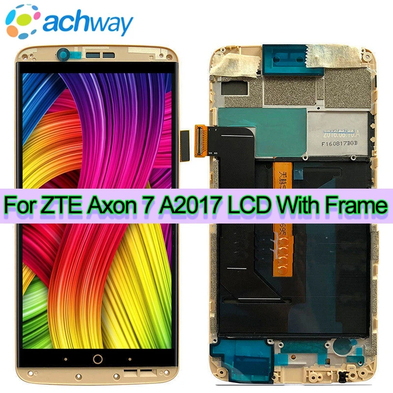 AMOLED для ZTE Axon 7 LCD A2017 A2017U A2017G дисплей сенсорный экран дигитайзер замена аксон |