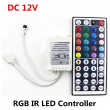 DC12V 6A 72W IR RGB LED Controller 44 Keys LED Driver Remote Dimmer For LED Strip