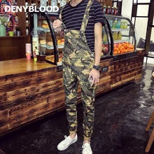 Мужские джинсы denyblood обтягивающий костюм камуфляжные брюки с принтом, тонкий верх и низ, комбинезон для мужчин, мужские повседневные брюки, брюки 2057