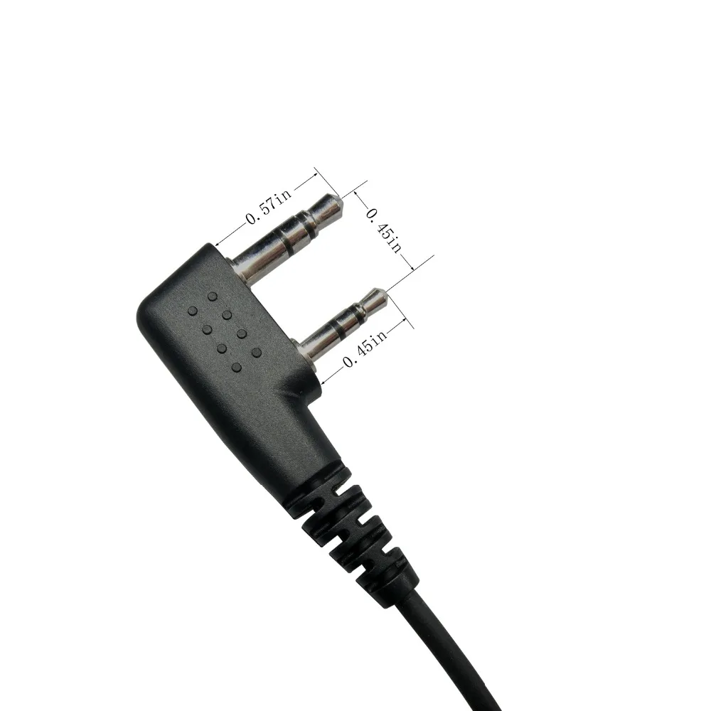 2pcs Mic Earpiece Walkie Talkie Headset For Kenwood For Baofeng Radio Devices 2Pin 2pcs Mic Earpiece Walkie Talkie Headset For Kenwood For Baofeng Radio Devices 2Pin