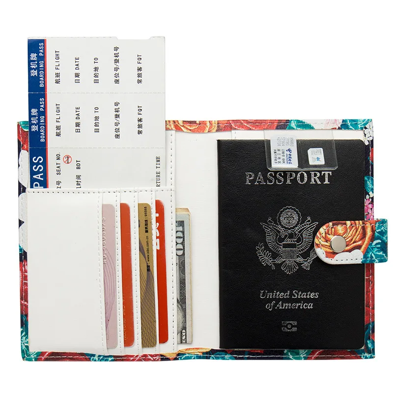 KUDIAN BEAR, модная Милая мультяшная Обложка для паспорта, женская, искусственная кожа, для путешествий, для паспорта, кошелек, чехол, для карт, ID, держатели, BIY054, PM49