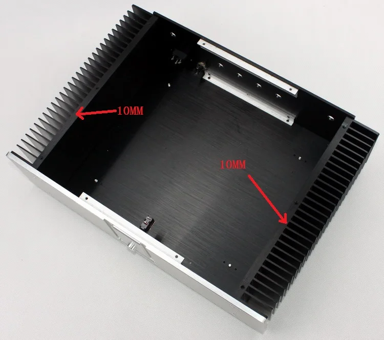 

WA60 Aluminum enclosure Power amplifier chassis Preamp case/box size 312*432*110MM