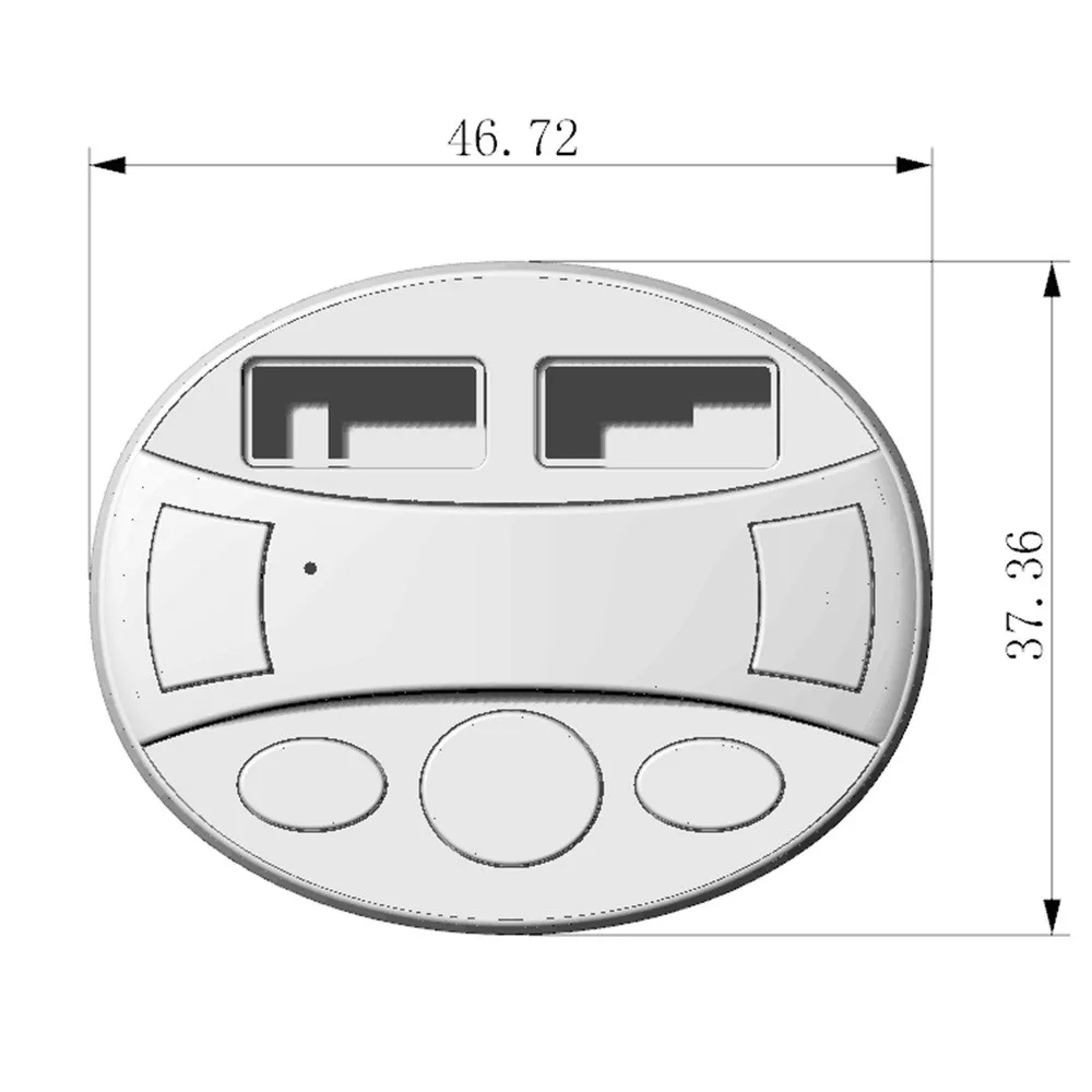 Многофункциональный Bluetooth Car Kit Беспроводной fm-передатчик Dual USB Зарядное устройство аудио MP3 плеер FM36 Usb к Mp3 адаптер модулятор