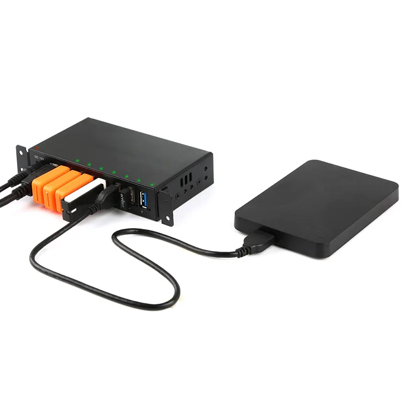 

New 7-port USB 3.0 Hub High Speed Data Transfer Data Hub for Computer Notebook
