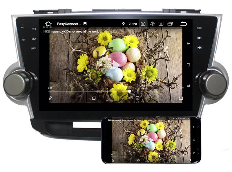 toyota highlander 2008-2014 android radio stereo 5