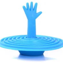 10 шт.,, креативные Товары для ванной комнаты, милая ручная форма, раковина, резиновая пробка для ванны пробка для раковины