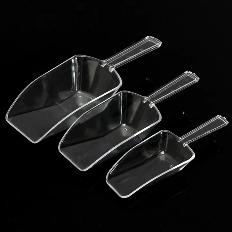 Buy Mix size 3pcs / Set Clear Plastic Shovel Ice