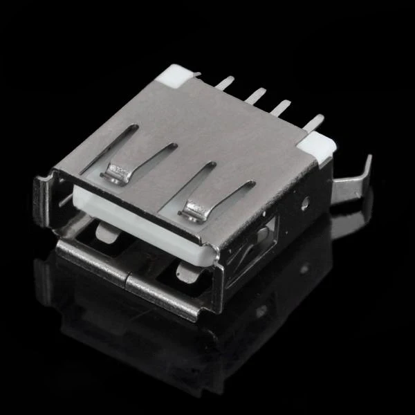 

10pcs/lot DIY USB 4-Pin Female 180 Degree DIP Socket Connector