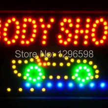 CHENXI прямых продаж пользовательских Графика indoor Ультра-яркий 10X19 дюймов автомобиля уход за телом магазине знак светодио дный