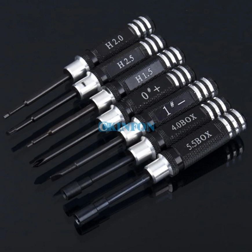 7pcs Hex Screw Driver Tool Kits 1.5MM-5.5MM For RC Helicopter Plane Car 