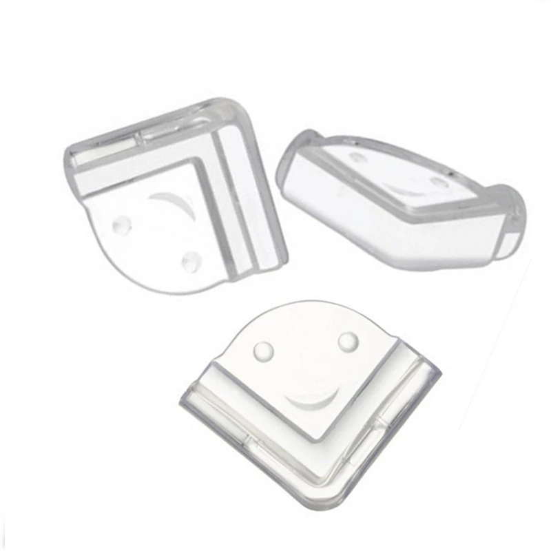 4 Rubber Desk Corner Collision Protection Clear Table Desk Corner Edge