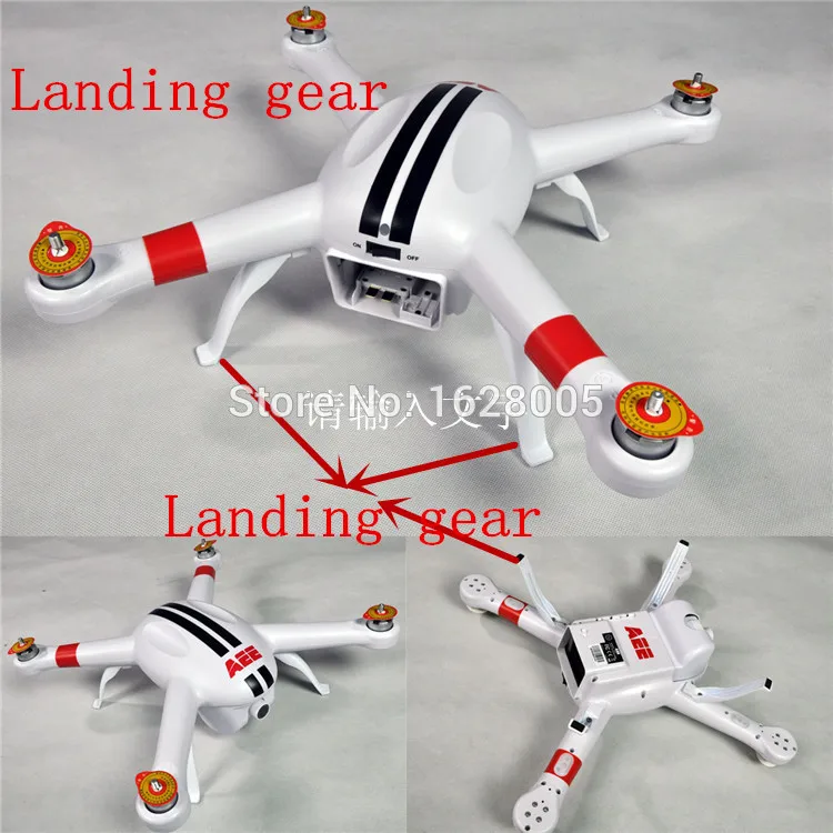 4pcs/set AEE AP10 with GPS hidden wifi UAV Professional Drone Camera spare parts Landing gear free shipping