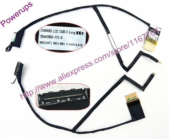 

Laptop LCD/LED/LVDS screen Flex CABLE fit for HP Mini 210 210-2000 210-2005 210-2100 210-2200 Monitor 350403B00-11C-G EDWARD LCD
