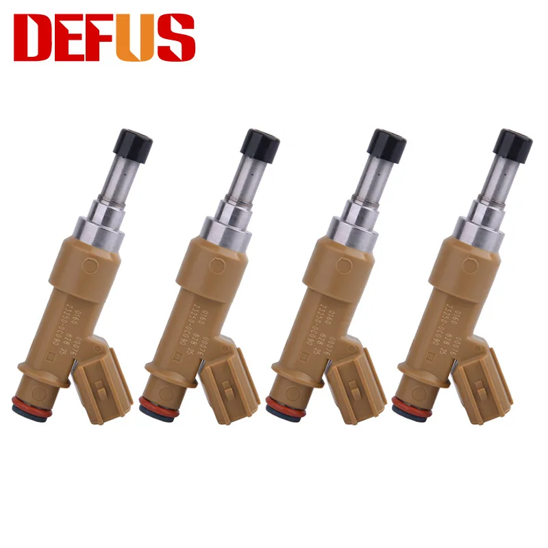 

DEFUS 4x топливный инжектор для Toyota Tundra 5.7L 4.6L 02-14 OEM 23250-0C090 высокое сопротивление 232090C09 инжектор топлива Форсунка