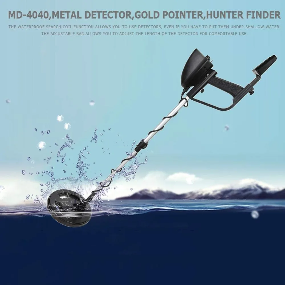 

High Sensitive MD-4040 Waterproof Underground Metal Detector Search Gold Detectors Hunter Detector Metal Detector