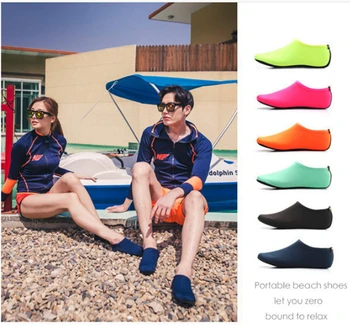 

Hisea diving socks adult beach shoes non-slip snorkeling scuba boot shoes breathable yoga soft shoes quick-dry scratch-proof