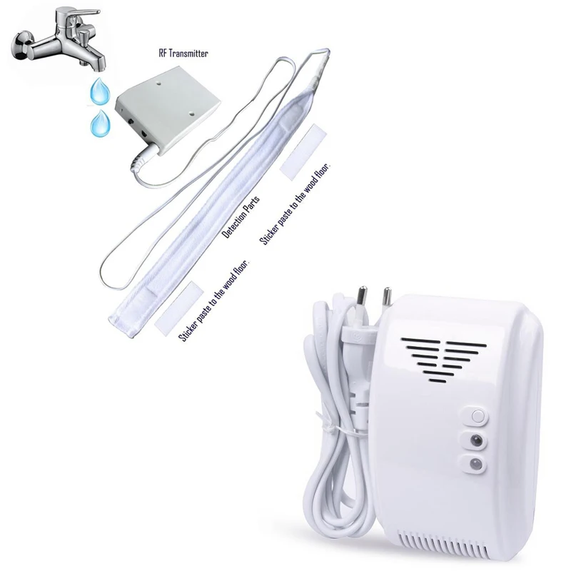 

Gas Leak Detector Natural Leakage Alarm High Photoelectric Water Flooding Sensor Of GSM Smart Home Alarm Security System