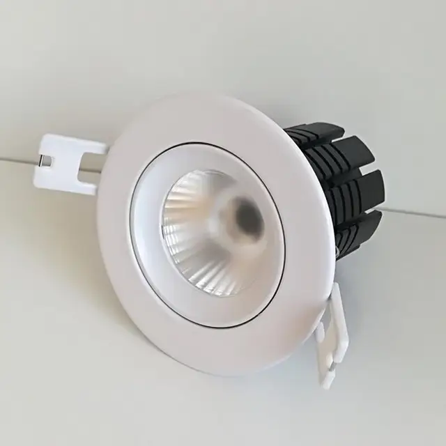 12w cob led ceiling light recessed kitchen bathroom lamp ac85 265v