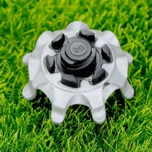 14 шт. Сменные мягкие быстрые шпильки Tri-Lok Гольф шиповки шпильки 2,9*1,2 см/1,14*0,47 дюйма TPR черный и серый