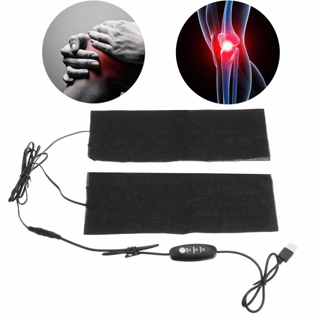 New 9W Electric Heating Pad Thermal Warm Trousers Knee 3 Gear Thermostat Mode
