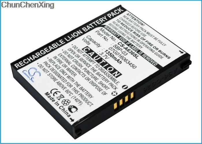 Аккумулятор Cameron Sino на 1350 мАч для Asus Mypal A630 A632 A632N A635 A636 A636N A639|Цифровые