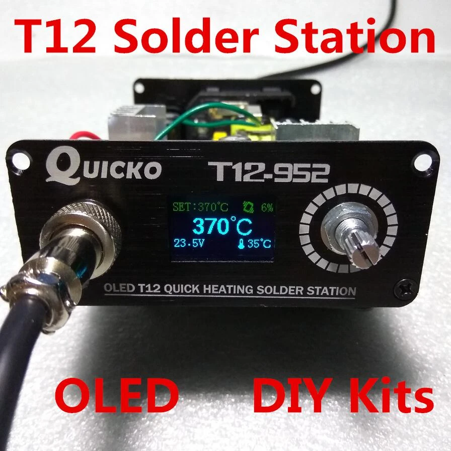WEI-LUONG Soldering Station,T12 Digital Soldering Station OLED Display Control Board STC Controller Kit Computer WEI-LUONG Soldering Station,T12 Digital Soldering Station OLED Display Control Board STC Controller Kit Computer