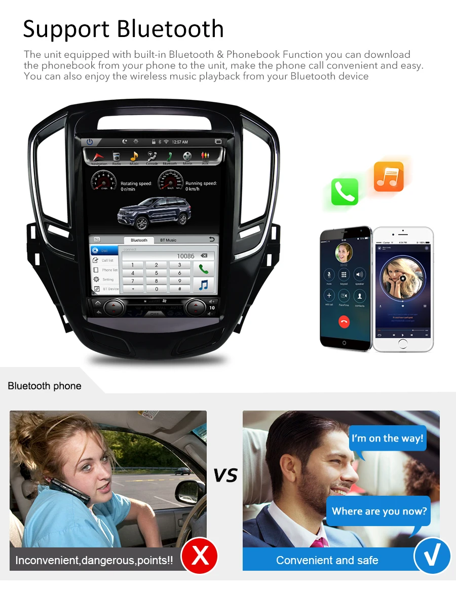 Discount 10.4"Touch Screen Android 7.1 Car GPS Navigation Multimedia For Opel Insignia CD300 CD400 Regal Vauxhall 2014-2016 Auto Radio 1