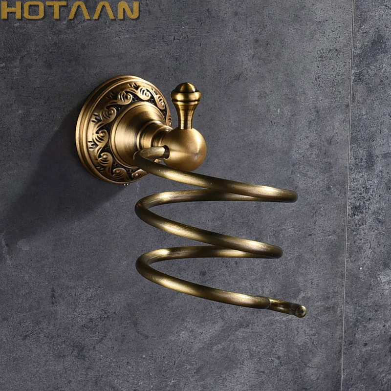 Online Solide Anti Rost Aluminium Hergestellt Wand Montiert Fön Rack Halter Stehen Rack Regal Für Bad Zubehör Bad Produkte