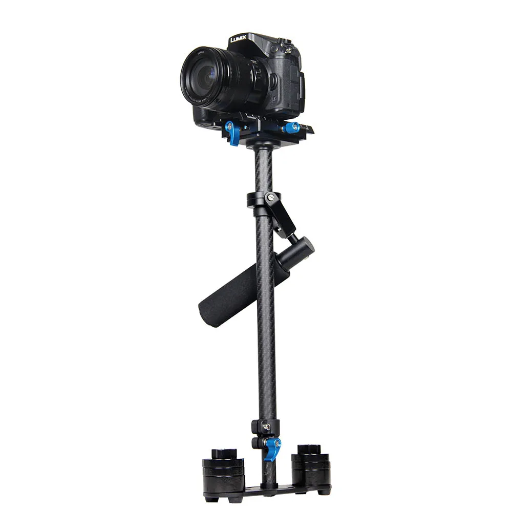 Camera Gimbal Stabilizer YELANGU S60T Portable Carbon Fiber Mini Handheld Camera Stabilizer for DSLR Camcorder Video