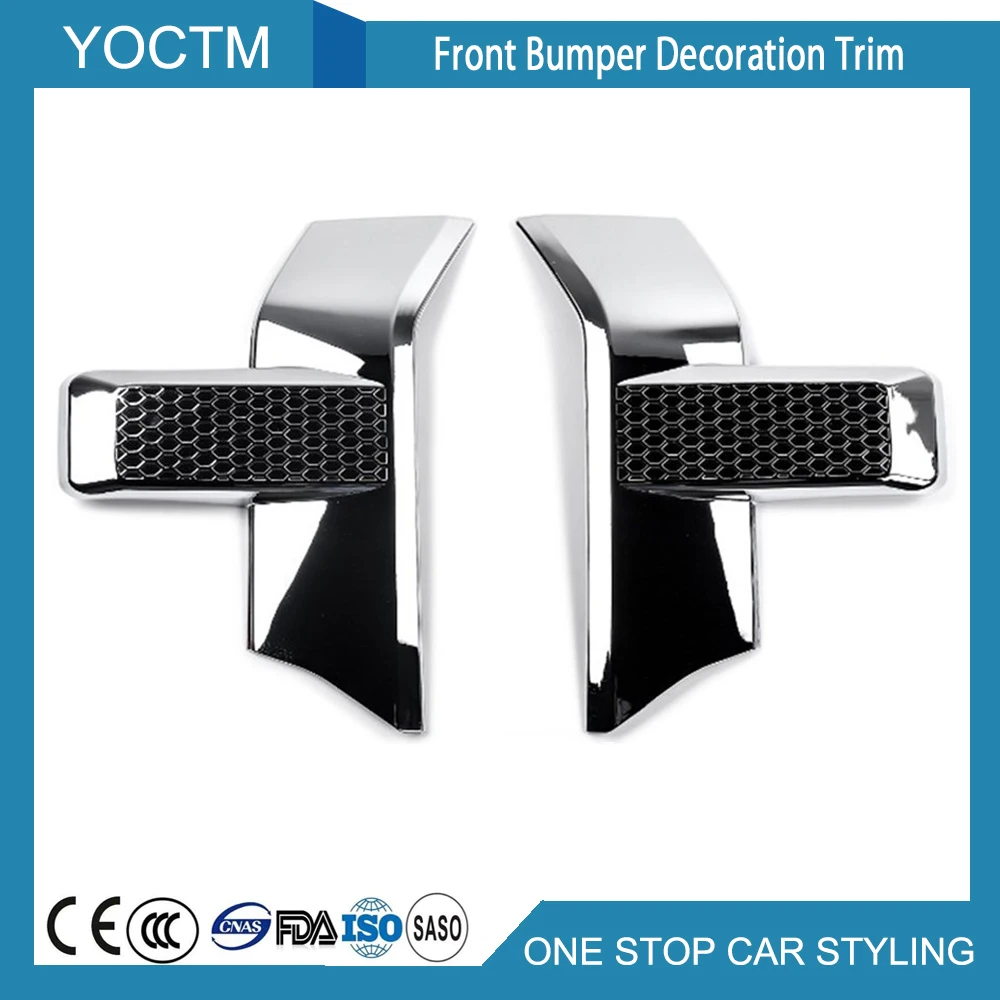 Front Bumper Decoration Trim For Ford F150 2015 2016 2017 Automotive Exterior Accessories Car Styling Stickers 2pcs Red/Chrome Front Bumper Decoration Trim For Ford F150 2015 2016 2017 Automotive Exterior Accessories Car Styling Stickers 2pcs Red/Chrome