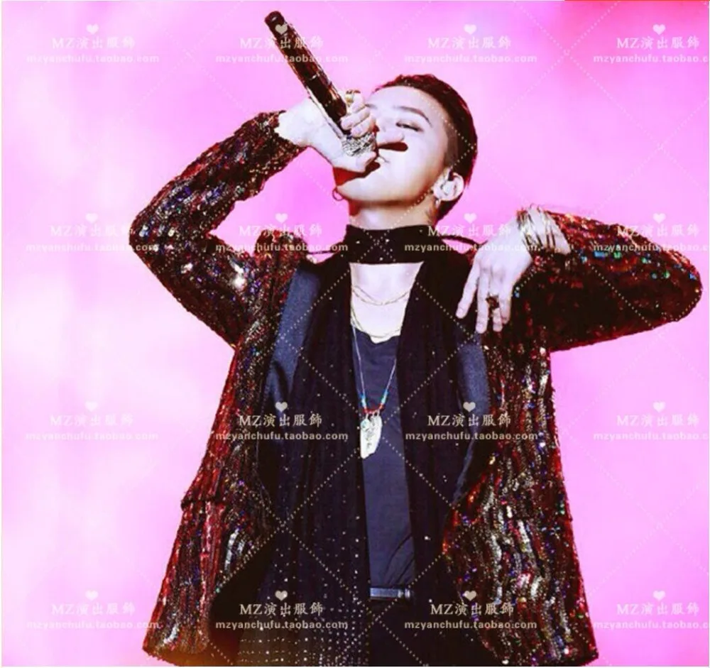Paillettes Libre Chanteurs Dj S Robe Ds Or Rouge Stade Veste Shipp Manteau 5xl Vêtements Costumes Costume Hommes Nouvelle Bleu Jacket Discothèque JTl1FcK