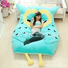 Удобный милый мягкий спальный мешок с изображением героя Совы из мультфильма, наполнитель плюшевых подушечек татами, игрушки большого размера