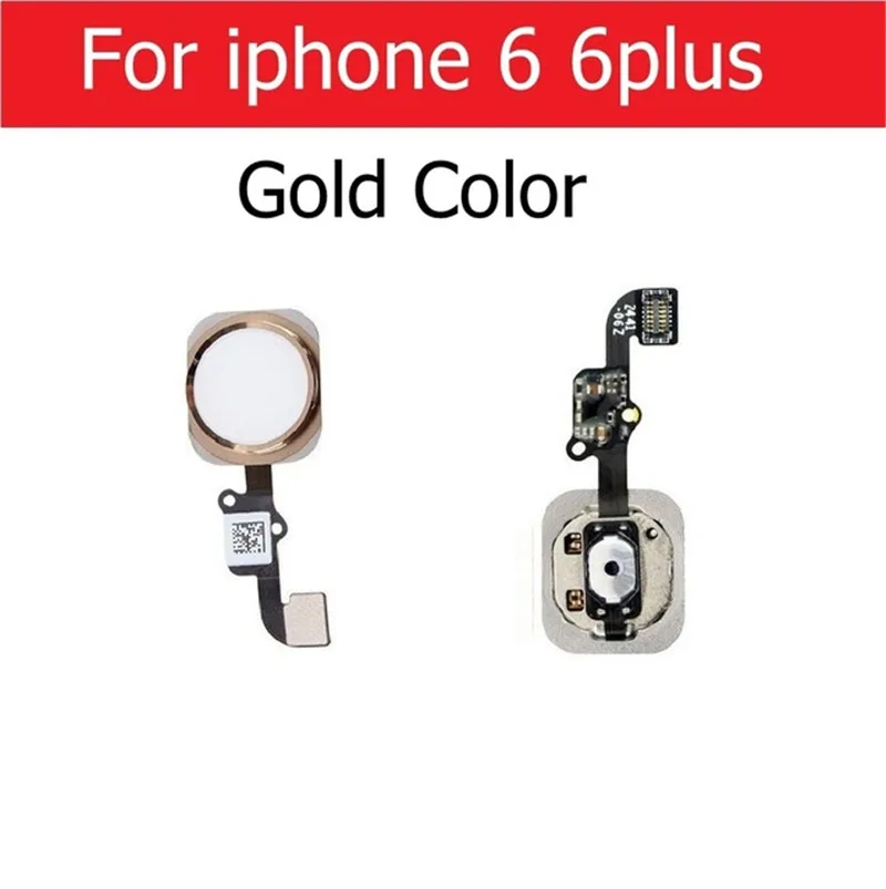 WEETEN Главная кнопка гибкий кабель в сборе для iPhone 5S, SE 6 6s Plus 5 цветов экран на Contral гибкий кабель Замена телефона ремонт