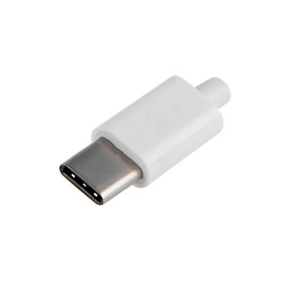 Chenyang DIY 24pin USB 3 1 Тип C USB-C мужской разъем SMT с 5 мм черный/белый цвет SR и Корпус крышка