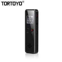 TORTOYO 8 ГБ Мини Профессиональный цифровой диктофон аудио запись Ручка шумоподавление стерео Бас Loseless звук диктофон
