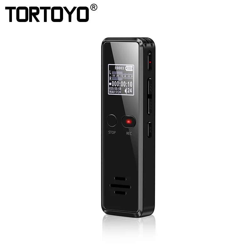 TORTOYO 8GB Мини Профессиональный цифровой диктофон аудио записывающая ручка