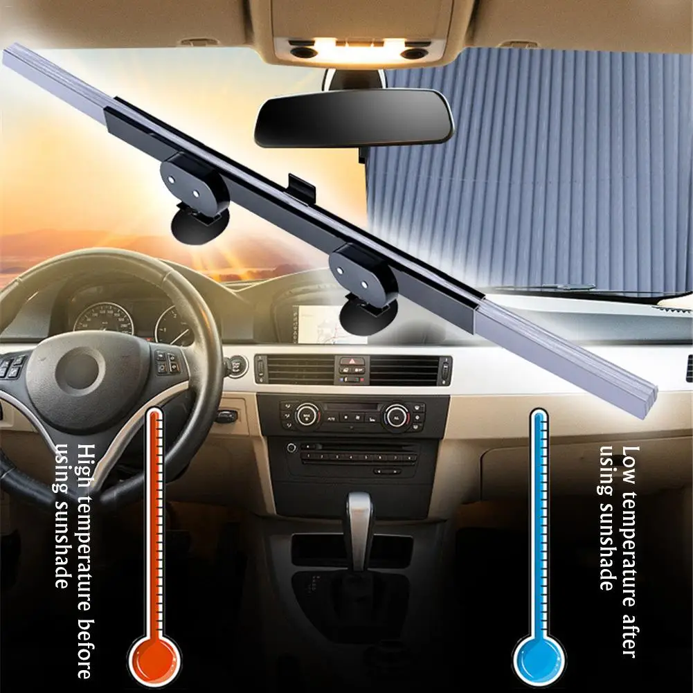 Car Window Sunshade Retractable Foldable Windshield Sunshade Cover Shield Curtain Auto Sun Shade Block Anti-UV Car Window Shade