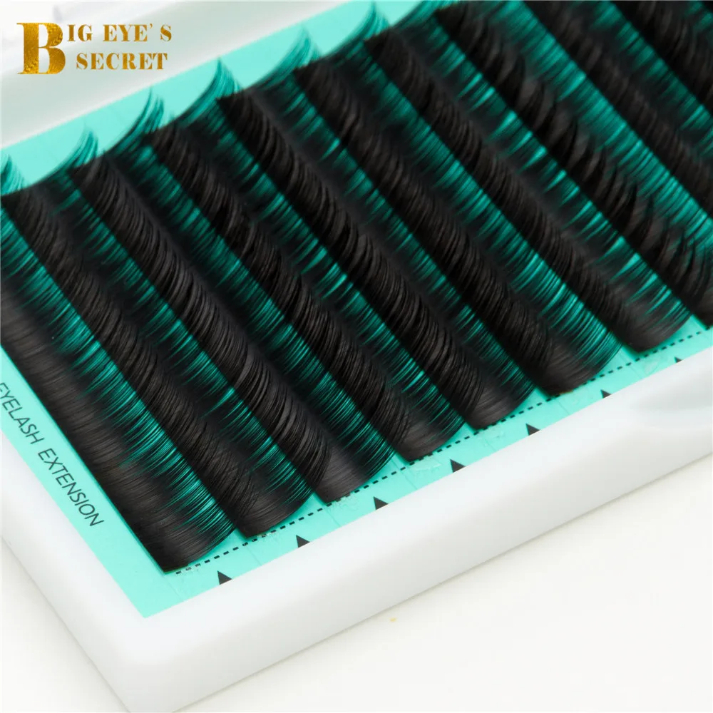 Big Eye's Secret J B C D L Curl synthetic mink artificial Fake False Eye Lash Individual Eyelashes Extension free shipping