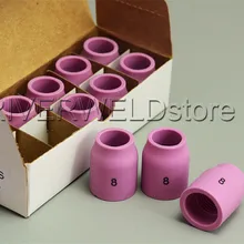 TIG глинозема сопло газовые линзы керамический щит чашки 53N61S 8# Fit сварочный фонарь аксессуары SR PTA DB WP 9 20 25 серия 10 шт