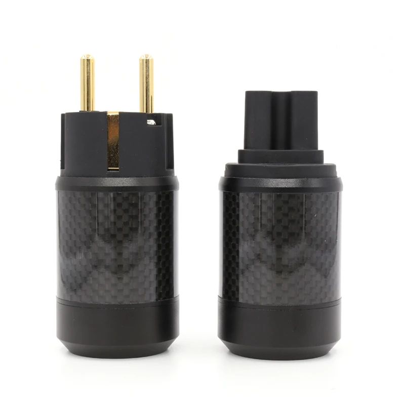 Audiocrast Hi-End Gold Plated EU Power Plug Schuko