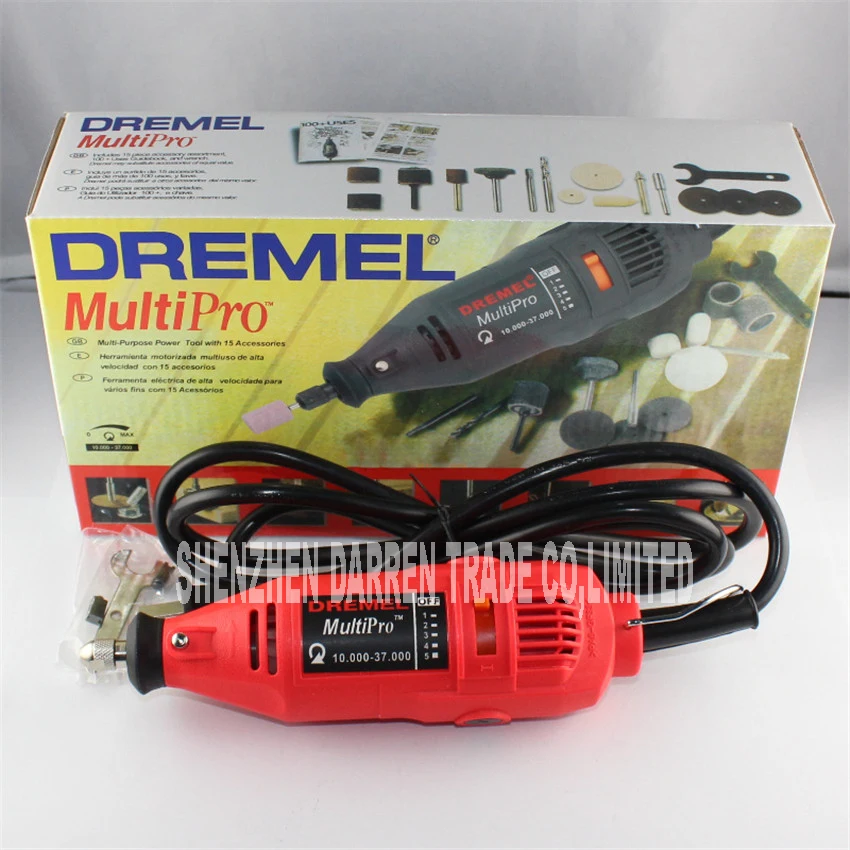 220 Вт Dremel шлифовальный станок с переменной скоростью вращения Мини дрель