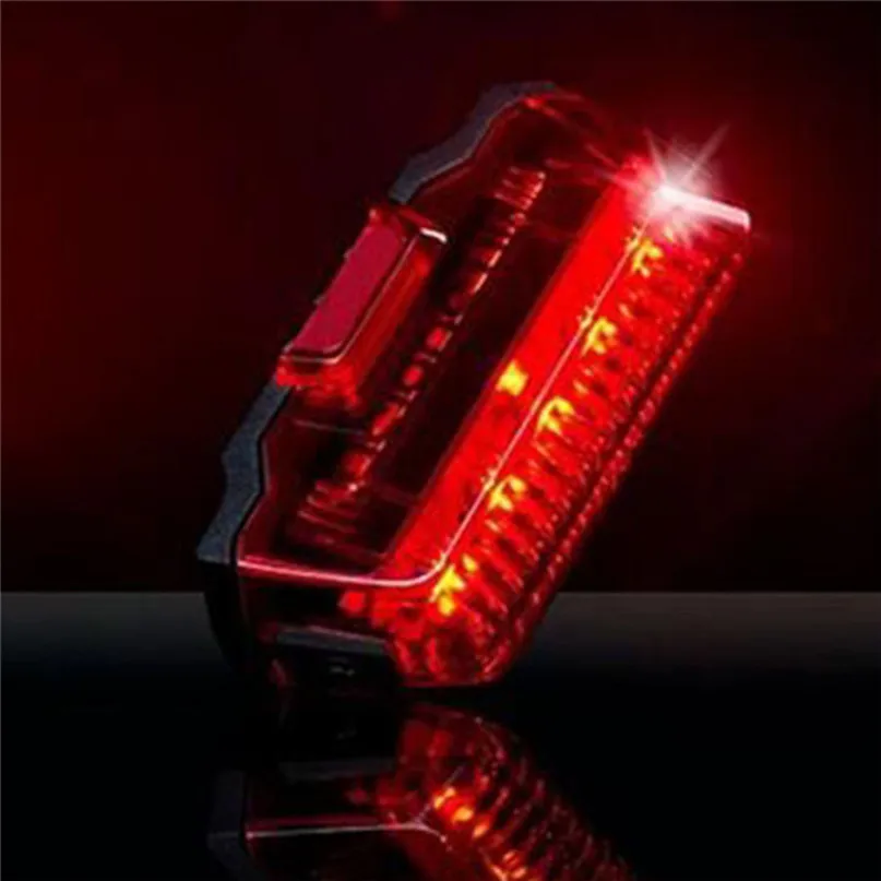 

Road Bike Bicycle Waterproof Riding Rear Taillight Mini Led Usb Rechargeable Mountain Cycling Tail-lamp Automatic Light #2m21