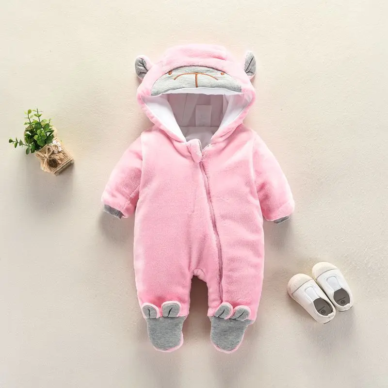 Baby Jacket, Baby Coat, Children Jacket Baby Cartoon Romper Winter Clothes hooded Infant Girl Boy Warm Kids Outfits Costume