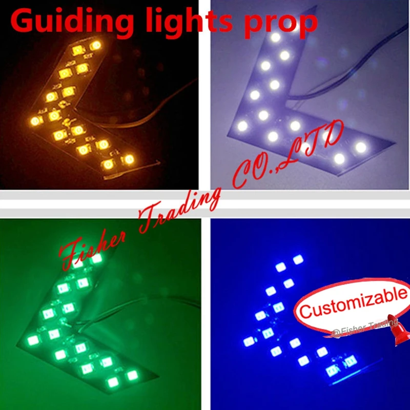 

2017 new game equipment, adventure game prop for dark chamber, guiding lights game for alive escaping room