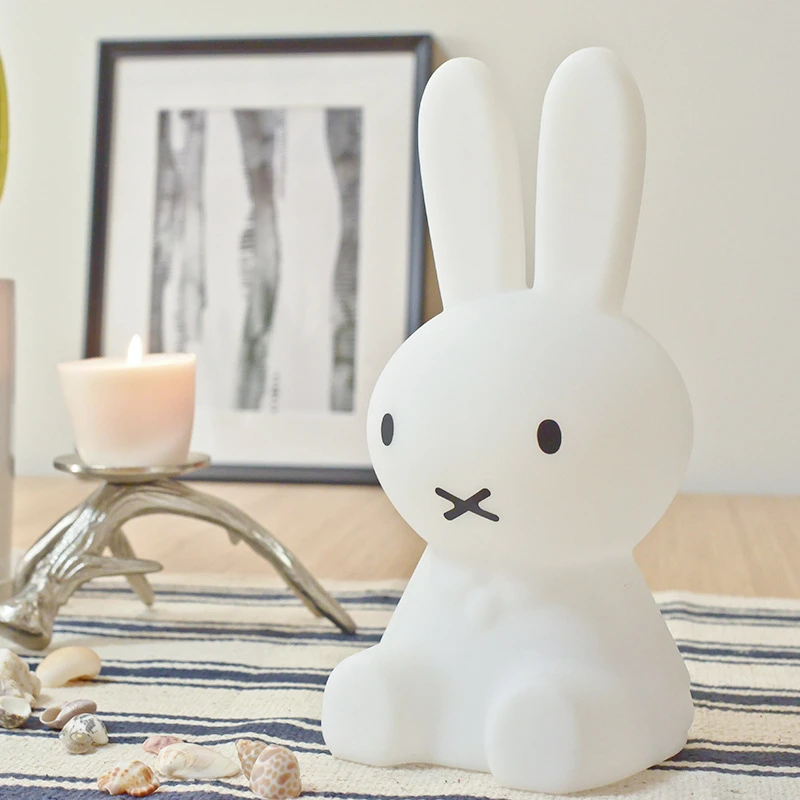 

Creative Cute Rabbit Brown Bear Night Light 7 Color/Warm Light Dimmable Child Gift LED Night Light Bedroom Decor Bedside Lamp