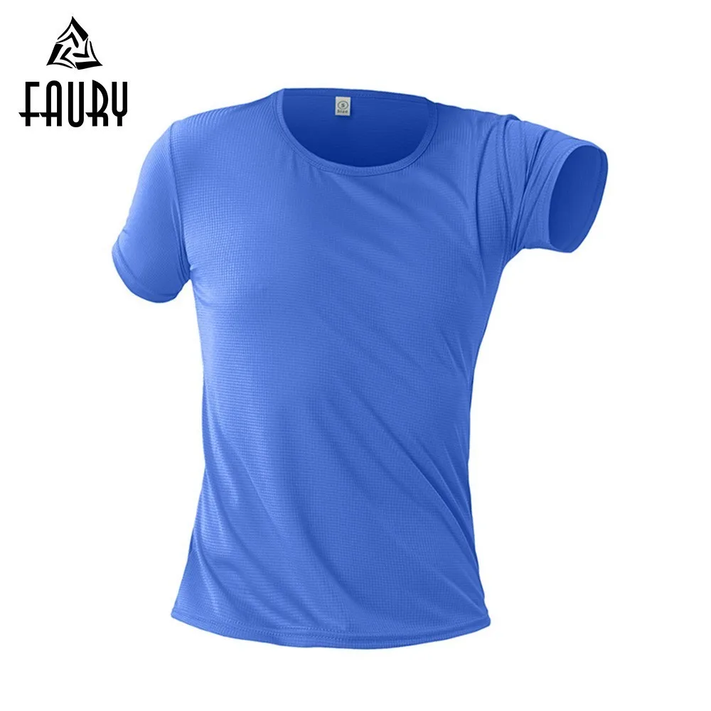 

Unisex Summer Breathable Fitness Mountaineering Running Quick-drying Short-sleeved T-shirt Top Hotel Catering Waiter Work Shirt
